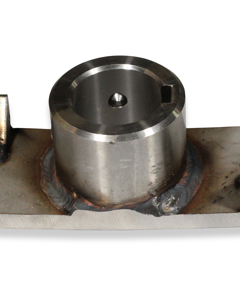 Coupling lower part SST ø40 H7 welded f/4.0kW g-mot